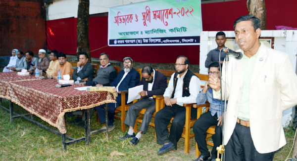 শিক্ষার্থীদের লেখাপড়ার মান বৃদ্ধির জন্য একসাথে মিলেমিশে কাজ করতে হবে : এড. রঞ্জন ঘোষ - Natun Sylhet