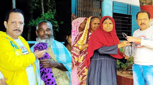 মরহুম ইলিয়াস আলী ফাউন্ডেশন’র খাদ্যসামগ্রী ও শীতবস্ত্র বিতরণ - Natun Sylhet