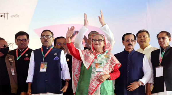 জীবন থাকতে বাংলাদেশের মানুষের স্বার্থ নষ্ট হতে দেবো না: শেখ হাসিনা - Natun Sylhet