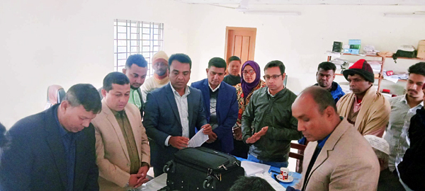 শান্তিগঞ্জে এম এ মান্নান প্রাথমিক মেধা বৃত্তি পরীক্ষা অনুষ্ঠিত - Natun Sylhet