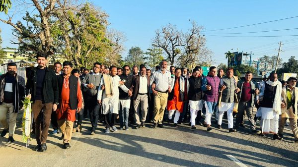 শান্তিগঞ্জে স্বদেশ প্রত্যাবর্তন দিবসে আলোচনা সভা ও পুষ্পস্তবক অর্পণ - Natun Sylhet